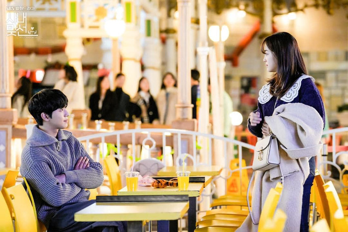 Hẹn Hò Chốn Công Sở: Xoắn tim trước loạt ảnh 'ngọt lịm' của Kim Se Jeong và Ah Hyo Seop Ảnh 4