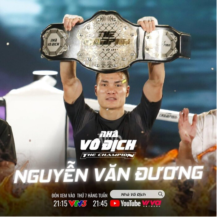 Ở tập 6 của The Champion - Nhà vô địch 2021, Nguyễn Văn Đương đã giành đai vô địch.
