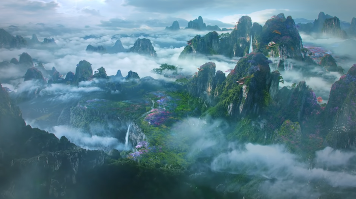 Thước phim toàn cảnh đẹp tranh vẽ của 'Ngự giao ký' đang khiến dân tình xôn xao.