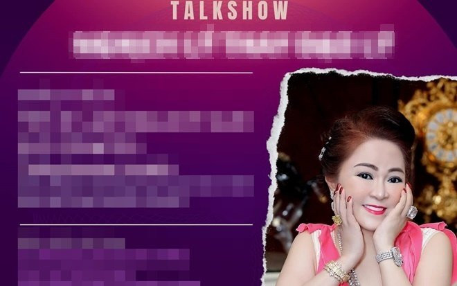Trước khi bị khởi tố, bắt tạm giam, bà Phương Hằng vẫn thông báo tổ chức talkshow Ảnh 2