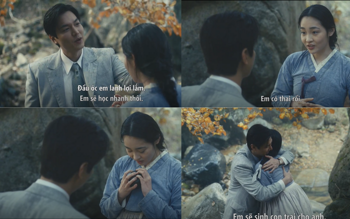 Lee Min Ho vui mừng mong cô gái sinh con trai cho mình.