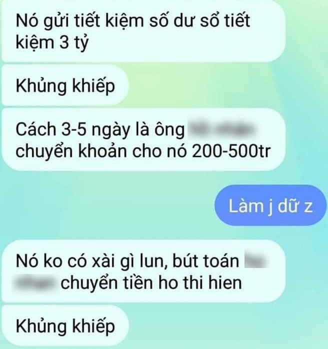 Đoạn tin nhắn đang được lan truyền trên mạng khiến dân tình xôn xao.