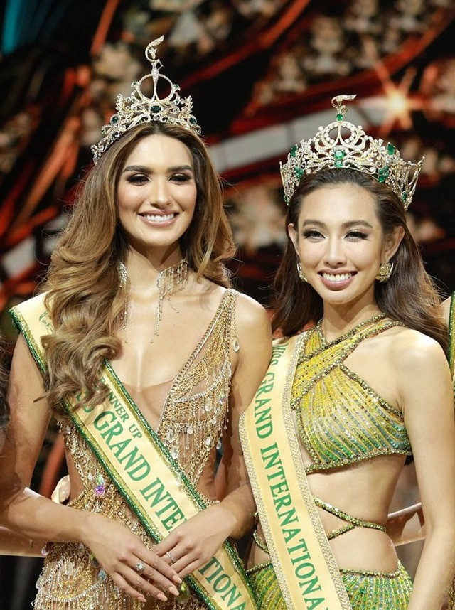 Thùy Tiên gặp lại Á hậu 1 Miss Grand 2021: Hai sắc vóc tuyệt mỹ xứng danh Top 2 đẹp nhất lịch sử Ảnh 3