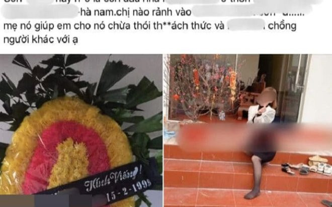 Tức sôi máu loạt tin nhắn 18+ giữa chồng và tiểu tam, vợ gửi thẳng vòng hoa viếng với khẩu hiệu gây 'sốc' Ảnh 2