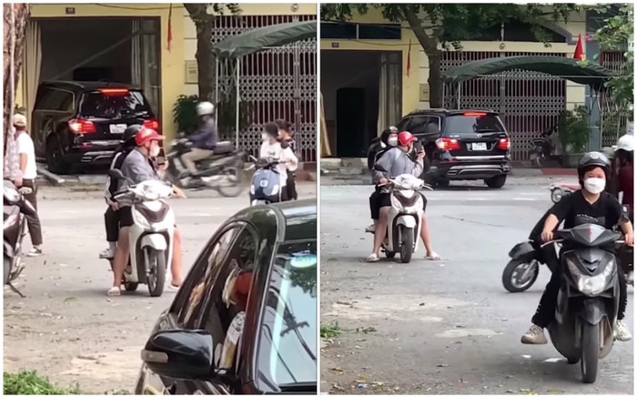 Xe sang Mercedes đâm vào nhà dân rồi liên tục lùi húc vào gốc cây, người đứng quay còn đáng lo hơn Ảnh 2