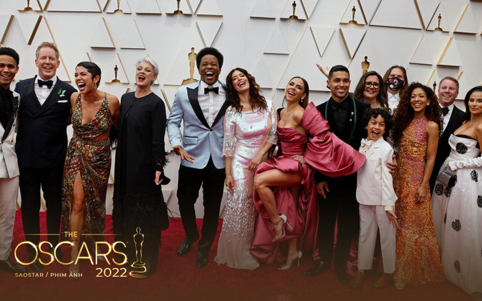 Dàn sao Oscar 94 lộng lẫy trên thảm đỏ không cần khẩu trang Ảnh 2