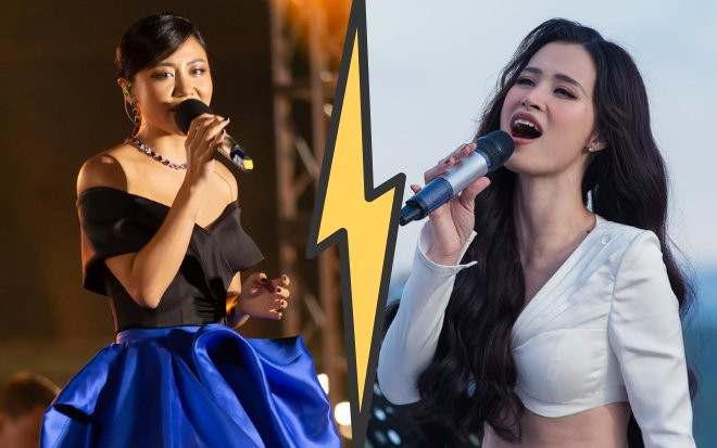 Hát chung một bài, netizen so kè sân khấu của Văn Mai Hương và bản live mới của Đông Nhi tại Đà Lạt Ảnh 2