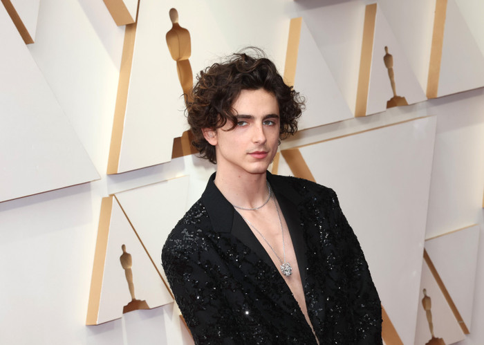 Mỹ nam Timothée Chalamet khoe ngực trần trên thảm đỏ Oscar, chị em dạt hết ra! Ảnh 2