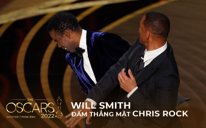 Oscar 2022 gây sốc: Will Smith lên sân khấu đấm thẳng mặt đồng nghiệp để bảo vệ vợ Ảnh 2