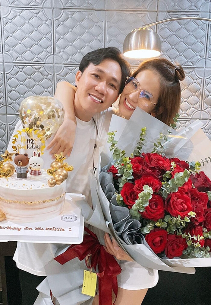 Anh Đức - Uyên Tô thuở còn mặn nồng.