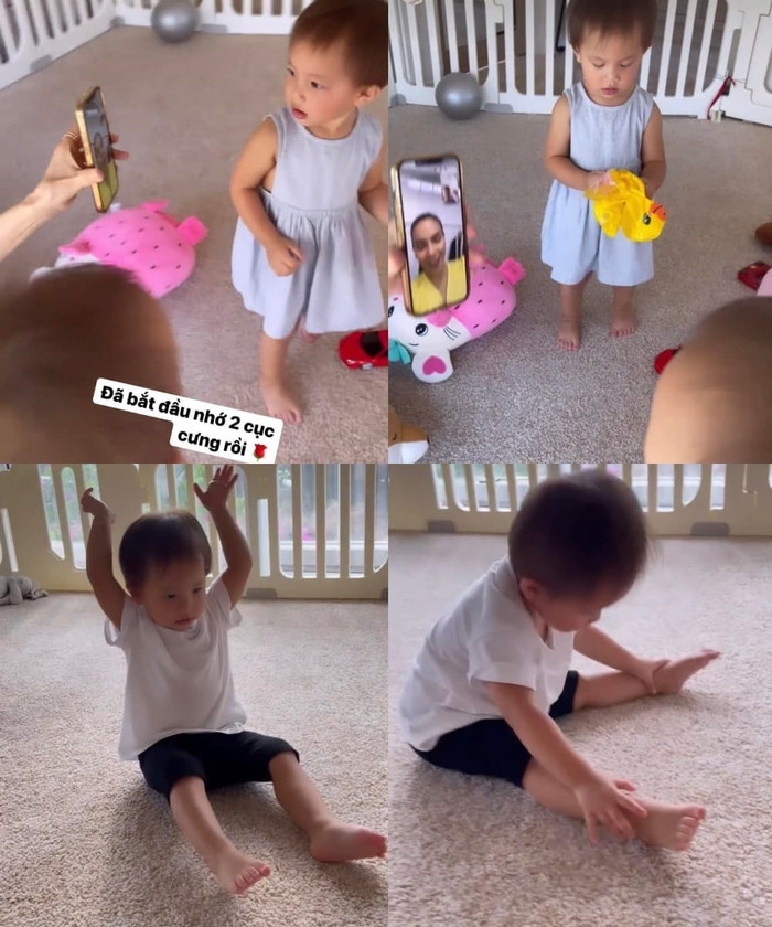 Hình ảnh của Lisa và Leon khi không có ba mẹ ở nhà. 