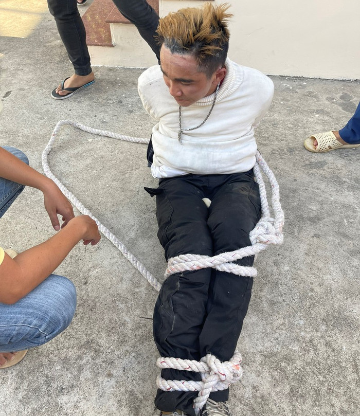 Đối tượng cướp ngân hàng bị khống chế