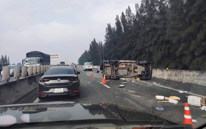 Xe chở Phó chủ tịch TP.HCM gặp tai nạn trên cao tốc Trung Lương Ảnh 2