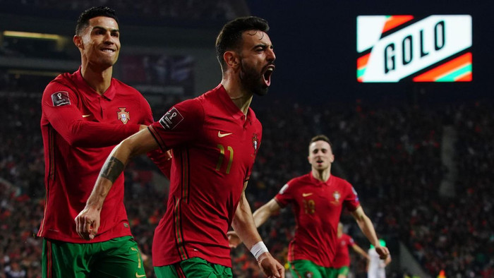 Ronaldo và Bruno Fernandes tỏa sáng đưa Bồ Đào Nha đến World Cup 2022.