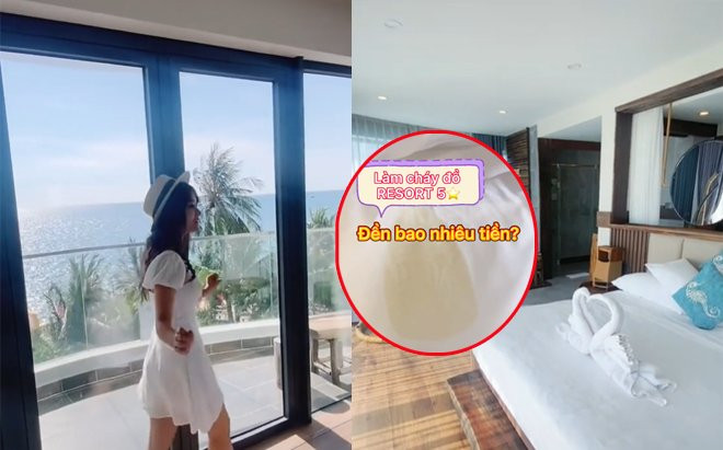 Làm cháy vỏ đệm trong phòng hạng sang của resort 5 sao, cô gái 'khóc thét' khi biết số tiền phải đền bù Ảnh 2