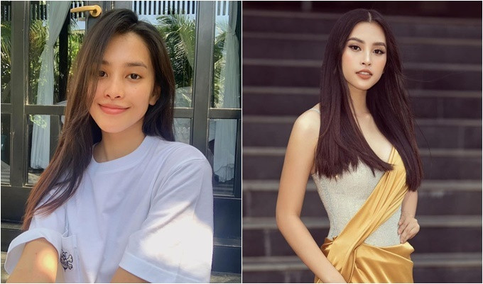 Hoa hậu Tiểu Vy sở hữu mặt mộc xinh nhất nhì showbiz.