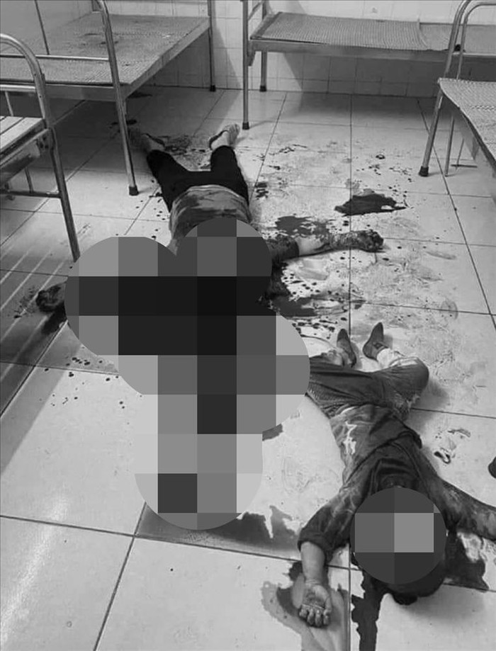 Hình ảnh vụ việc được mạng xã hội chia sẻ.