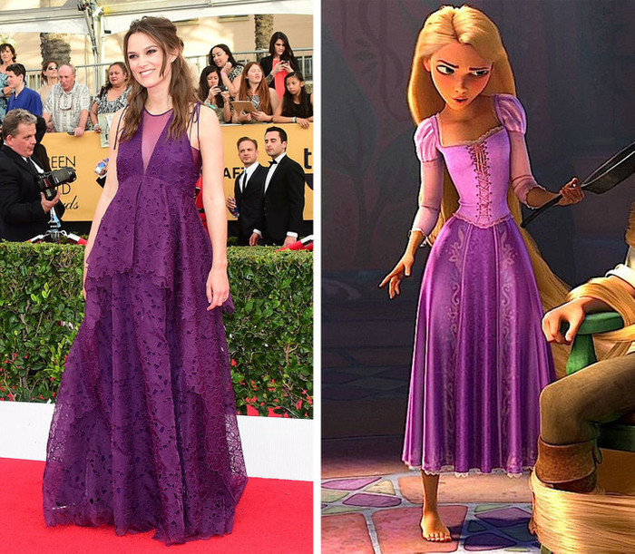 Đây có phải là Rapunzel trong Tangled không? Hóa ra là Keira Knightley!