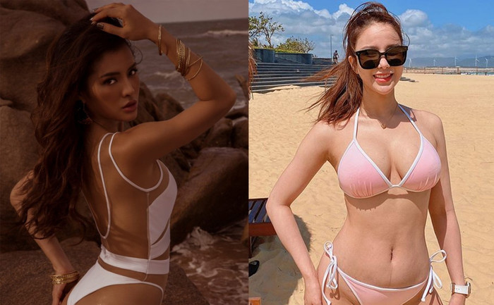 Sao Việt lộ khuyết điểm khi diện bikini: Mỡ thừa, ngực lép, rạn da đủ cả Ảnh 2