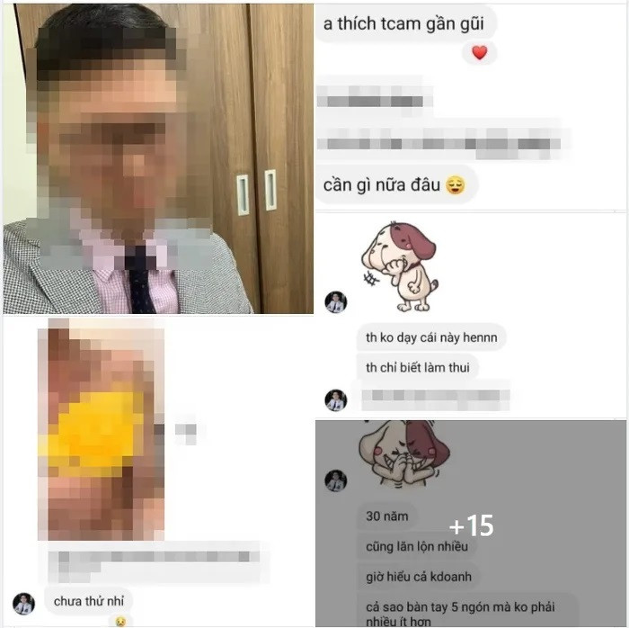 Bài đăng tố nam giảng viên có hành động không chuẩn mực với sinh viên. 