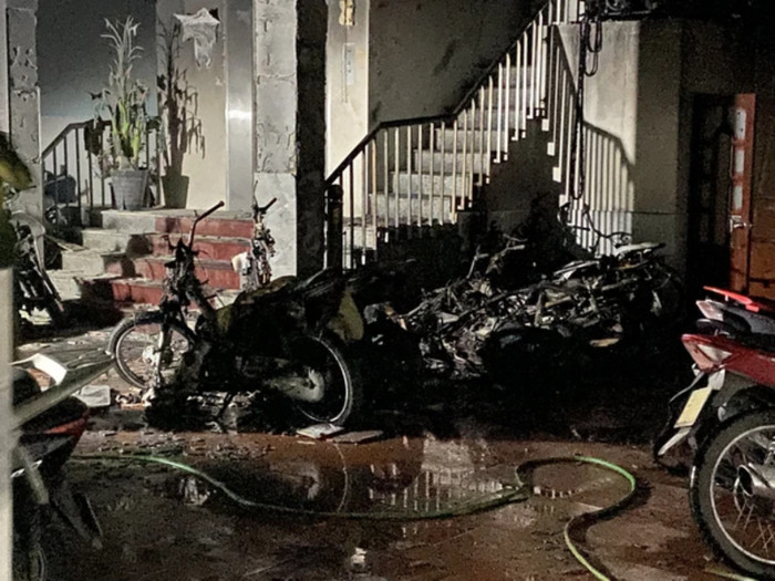 Hiện trường vụ việc.