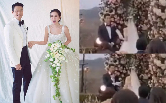 Đám cưới Hyun Bin - Son Ye Jin: 'Nổi da gà' với lời thề nguyện của cô dâu chú rể trao nhau Ảnh 2