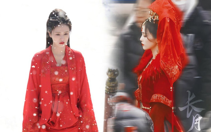 Lộ ảnh cưới của Bạch Lộc trong Trường Nguyệt Tẫn Minh: Đỏ rực rỡ nhưng sao lại buồn như Thời Nghi thế kia Ảnh 2