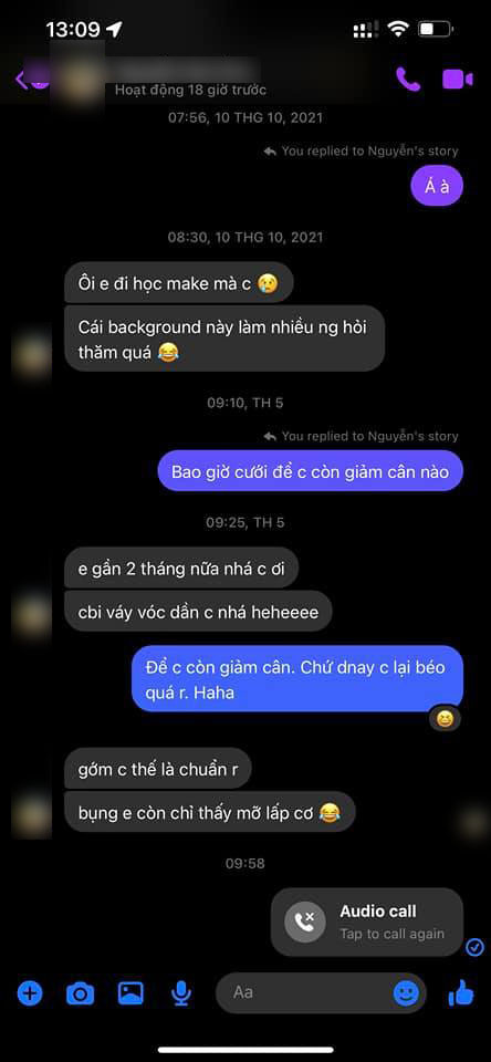 Đoạn tin nhắn cuối cùng M.A khoe với chị là 2 tháng nữa sẽ làm đám cưới