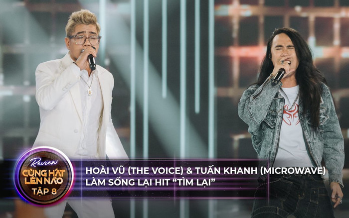 Cùng Hát Lên Nào: 'Học trò' Thanh Hà - Hoài Vũ cùng Tuấn Khanh 'đốt cháy' sân khấu với hit Tìm Lại Ảnh 2