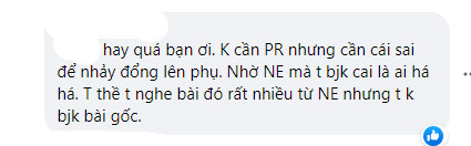 Nhiều khán giả tràn vào bài đăng của Kai Đinh để bênh vực Nam Em.