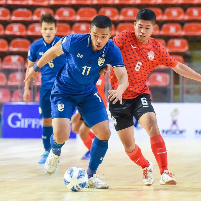 Tuyển futsal Thái Lan ghi 35 bàn thắng sau 4 trận ở giải vô địch futsal Đông Nam Á 2022.