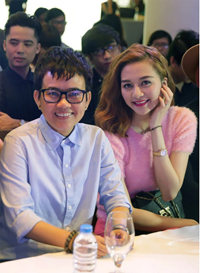 Thiều Bảo Trang vướng tin đồn hẹn hò nhạc sĩ Phương Uyên từ năm 2012.