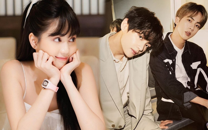 Ngọc Trinh khiến fan thích thú chia sẻ lại clip bị 2 thành viên BTS 'bắt cóc': Mê trai đầu thai mới hết Ảnh 2