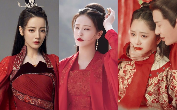 Loạt mỹ nhân yêu Nhậm Gia Luân trên màn ảnh, mặc đồ đỏ là có biến: Địch Lệ Nhiệt Ba, Bạch Lộc 'bay màu' Ảnh 2