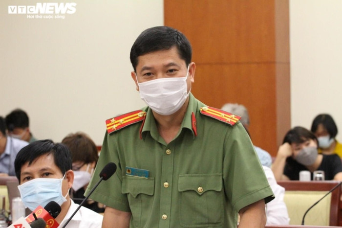 Thượng tá Lê Mạnh Hà - Phó Phòng Tham mưu Công an TP.HCM. (Ảnh: Thành Nhân - VTC New)