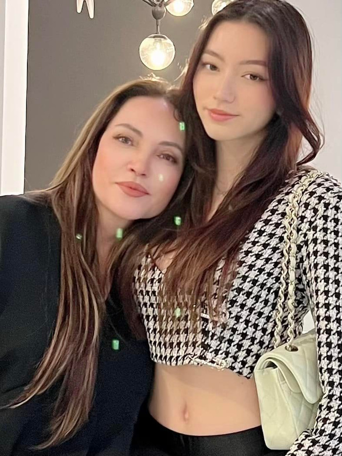 Hình ảnh Thanh Hà và cô con gái xinh đẹp