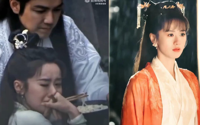 Lộ cảnh Viên Băng Nghiên ngồi khóc giả trân bên cạnh 'ông chú U50' Chung Hán Lương Ảnh 2