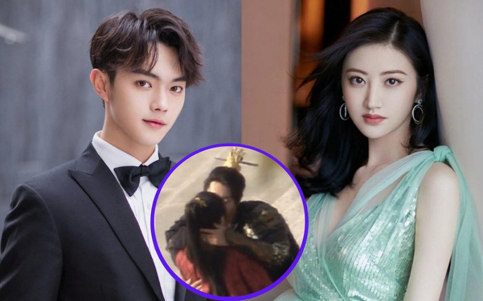 Lộ ảnh Cảnh Điềm - Hứa Khải 'khóa môi' cực ngọt tại phim trường Lạc Du Nguyên Ảnh 2