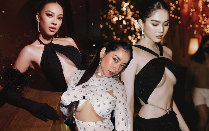 Mỹ nhân Vbiz đổ xô khoe gò bồng đào kiểu mới, độ táo bạo sexy tăng lên 'max level' Ảnh 2