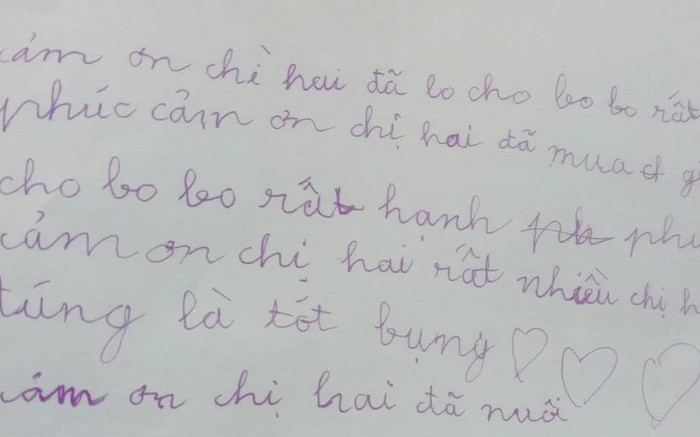 Bức thư xin lỗi chị gái của bé trai lớp 1 sai chính tả tùm lum nhưng ai cũng thấy đáng yêu lạ thường Ảnh 2