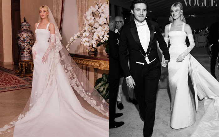 Ảnh nét căng váy cưới đẳng cấp của nàng dâu tài phiệt nhà Beckham: Đơn giản mà sang hết phần thiên hạ Ảnh 2