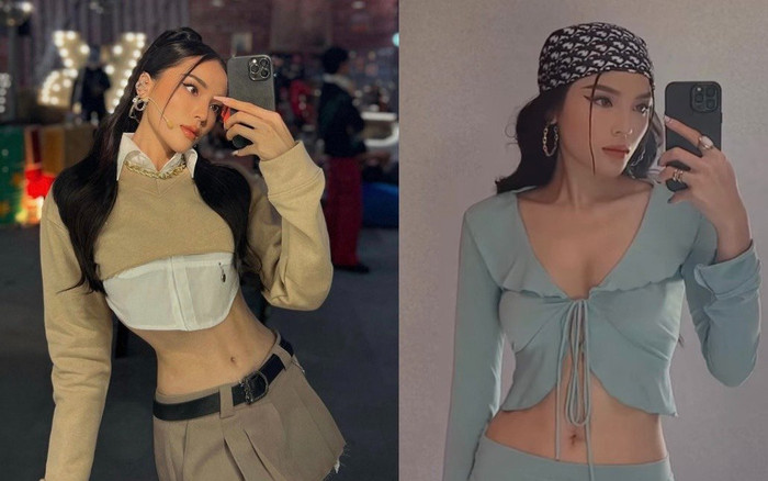 Kỳ Duyên khoe mốt 'lạnh bụng' khiến netizen điên đảo với chiếc eo bé tin hin Ảnh 2