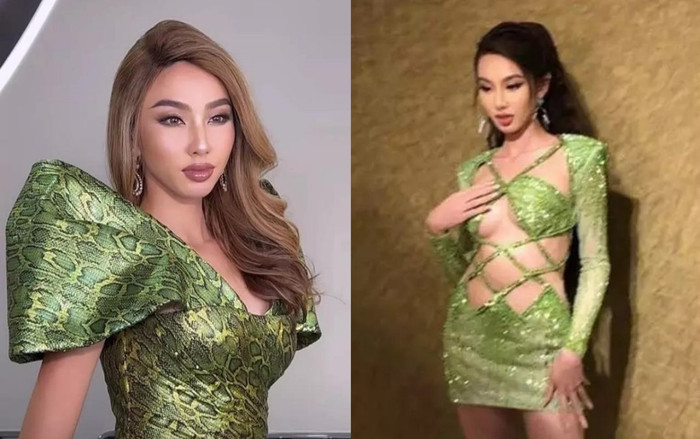 Những lần Thùy Tiên bị ê-kíp biến hóa không hề 'giả trân': Đội tóc giả dày cộm, diện trang phục khó hiểu Ảnh 2