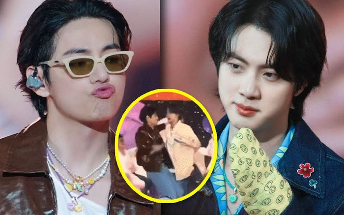 Rủ Jin bắt chước động tác của dancer tại concert nhưng cái kết của V (BTS) nó lạ lắm Ảnh 2