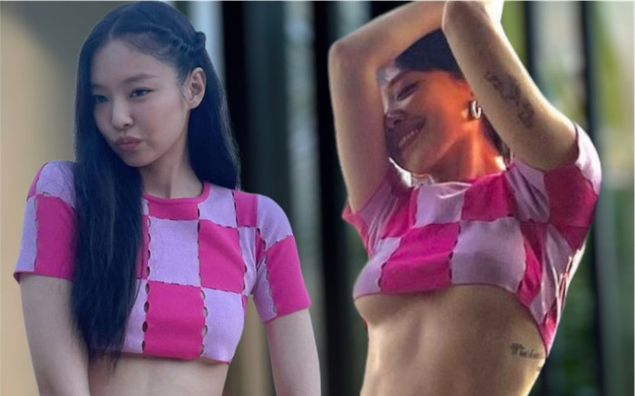 Đến Jennie cũng phải thua Tóc Tiên ở khoản mặc 'hư', vòng 1 chỉ trực trào ra khỏi áo Ảnh 2