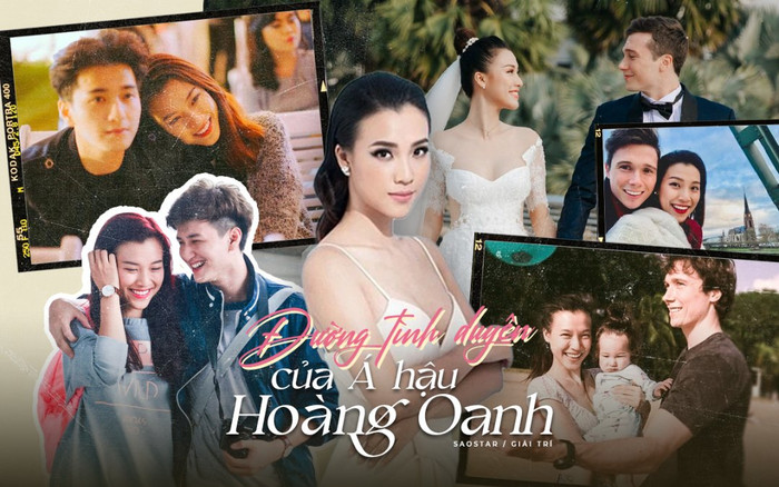 Đường tình truân chuyên của Á hậu Hoàng Oanh: Hẹn hò hotboy, kết hôn với chồng Tây và ly hôn chóng vánh Ảnh 2