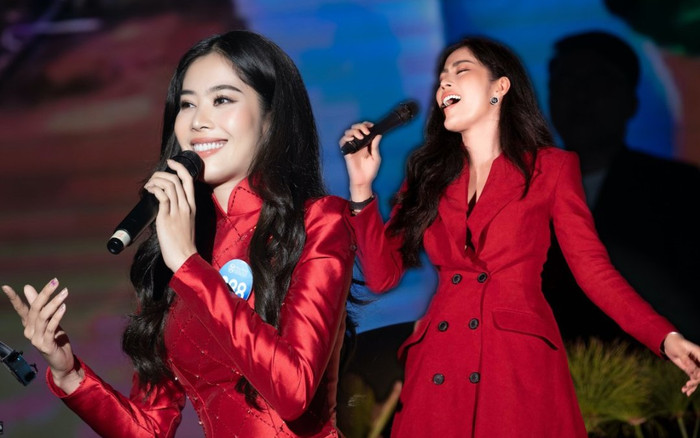 Nam Em chọn đúng sở trường ca hát cho phần thi tài năng Miss World Vietnam 2022 Ảnh 2