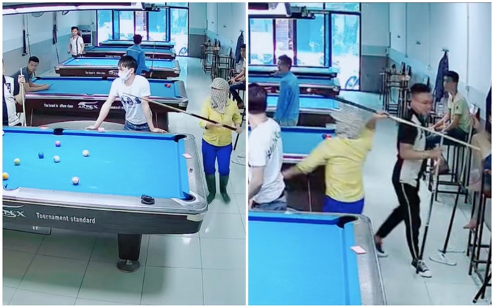 Thanh niên bị bà thím 'ganh' ở quán bi-a, gậy bay vèo vèo nhưng tổn thương nhất lại là nam phụ áo hoa Ảnh 2