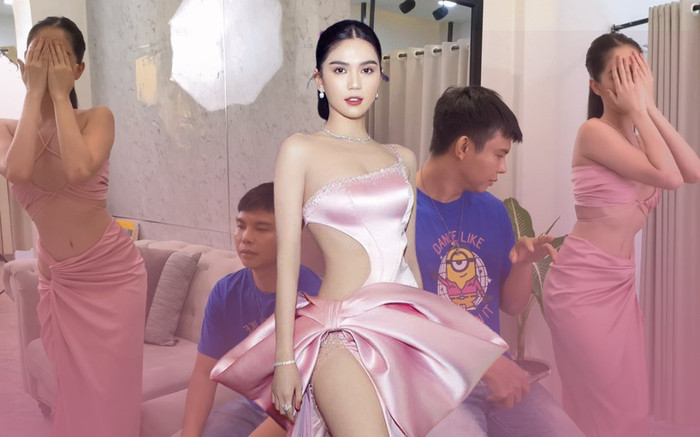 Ngọc Trinh lâu ngày nhảy nhót khoe đường cong mê người nhưng lại nhận phản ứng 'cười xỉu' từ NTK Đỗ Long Ảnh 2