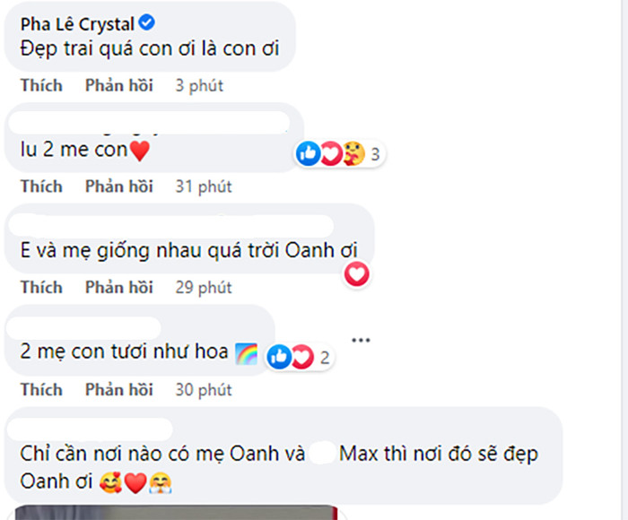 Bình luận của khán giả và ca sĩ Pha Lê.
